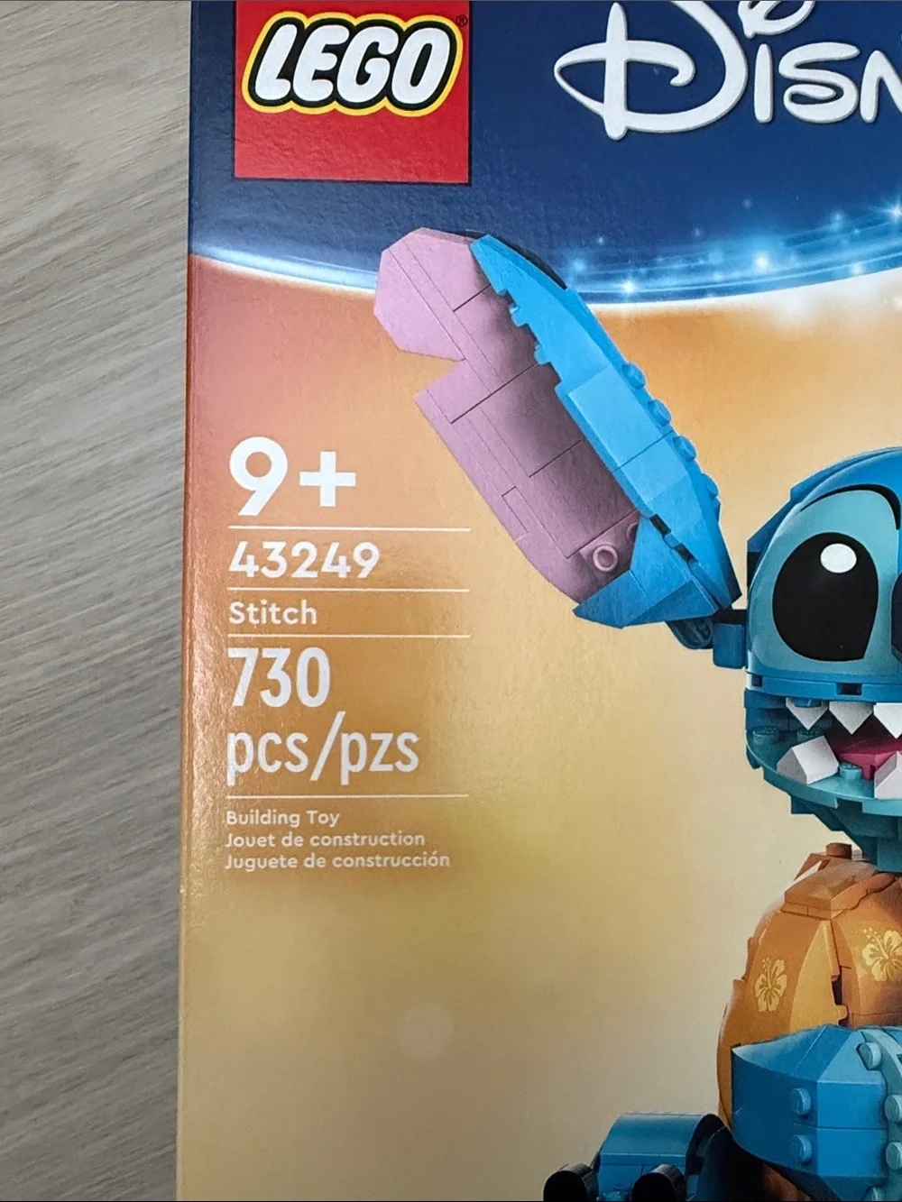 Disney LEGO Stitch Buildable Figure - Blue, Pink & Orange